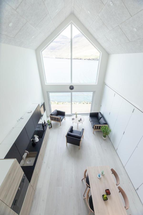 Villa Panorama Boathouse Klaksvík Esterno foto